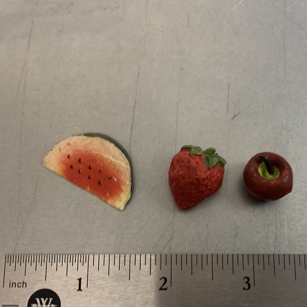 Miniature Ceramic Food Doll Charms