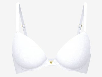 New! VICTORIA'S SECRET 44D LOVE CLOUD Smooth Push-Up Bra White Plunge