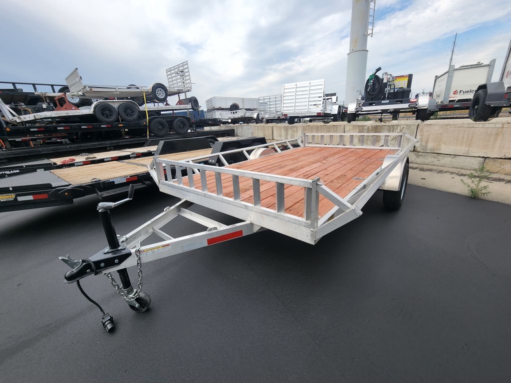 2022 Baughman Products USED 7X12 3K Aluminum Utility Trailer