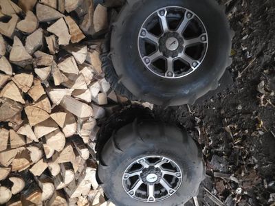 utv paddle tires with rims with 4 mud tires