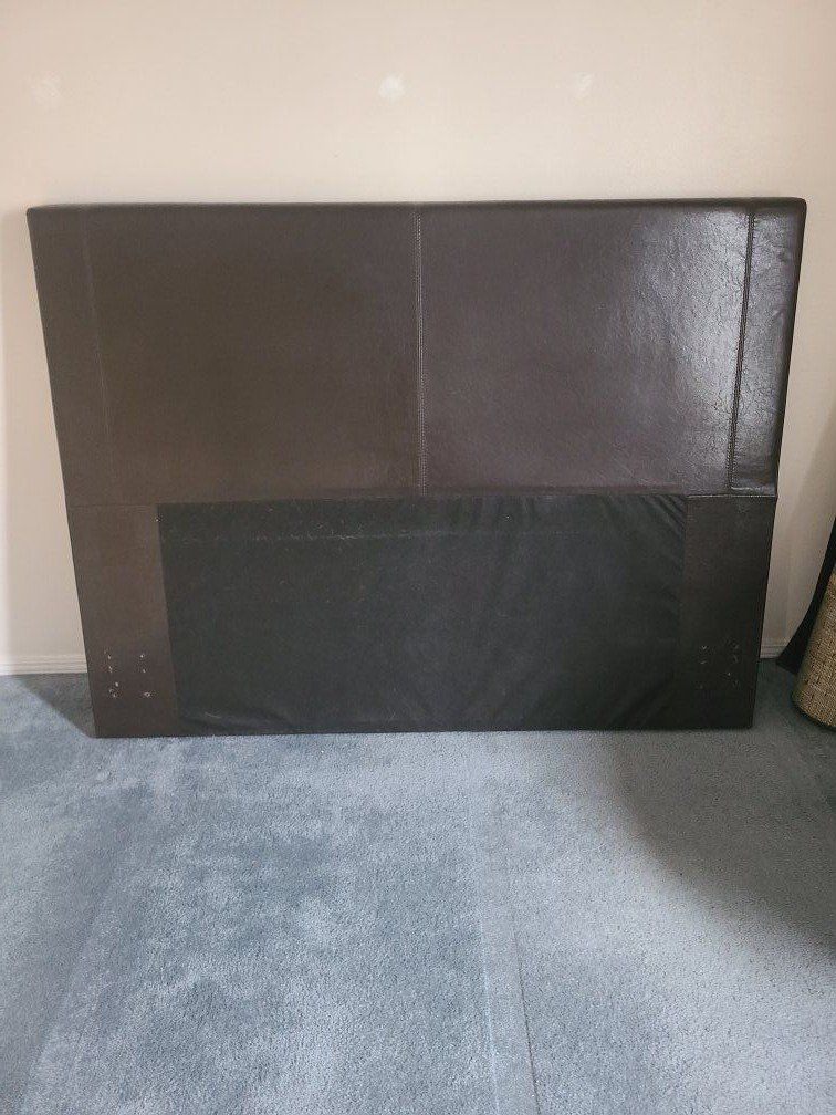 Queen Leather headboard