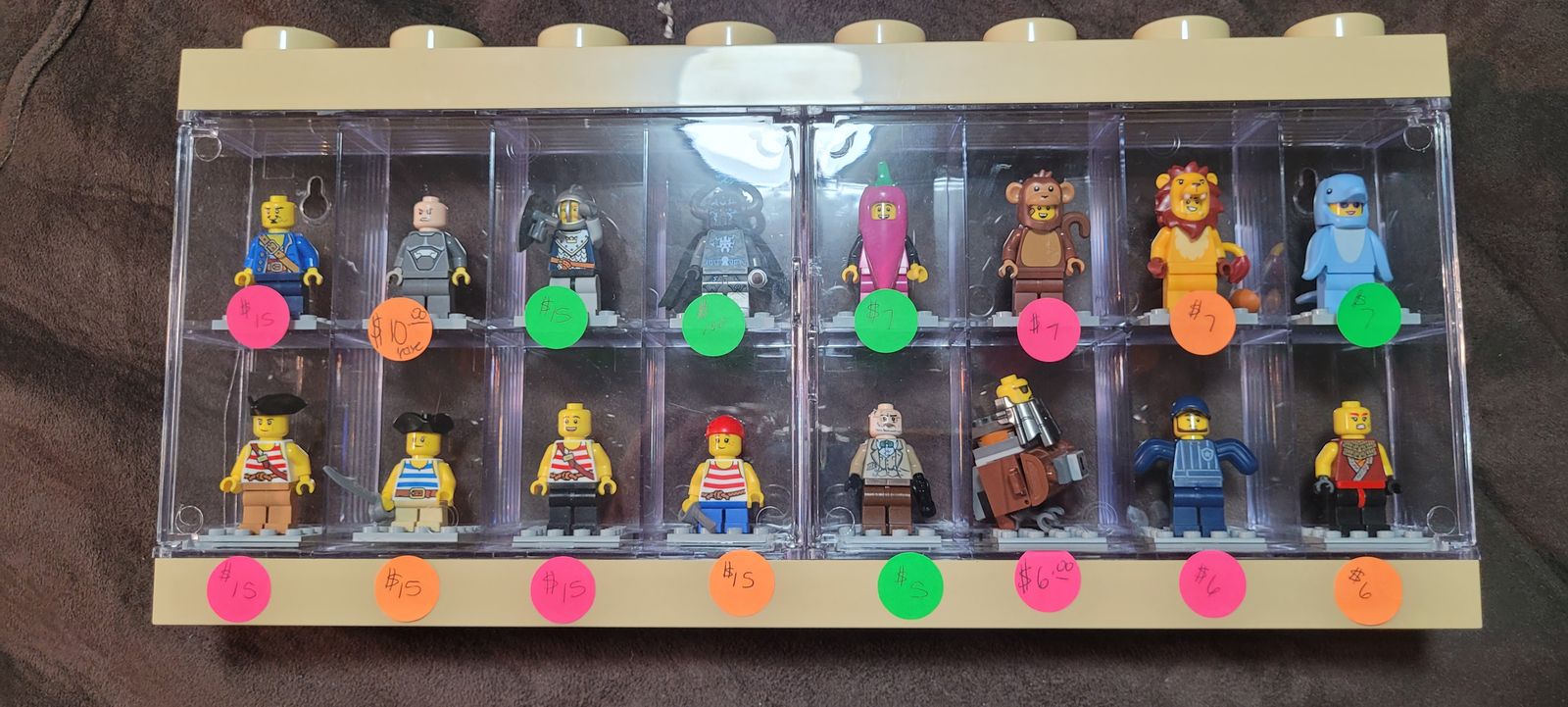 Lego Minifigures-prices in the description or buy them all for $9,995