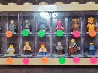 Lego Minifigures-prices in the description or buy them all for $9,995