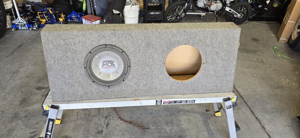 Truck subwoofer box