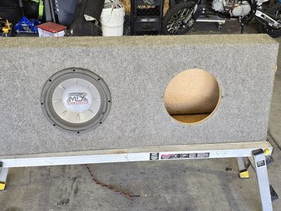 Truck subwoofer box