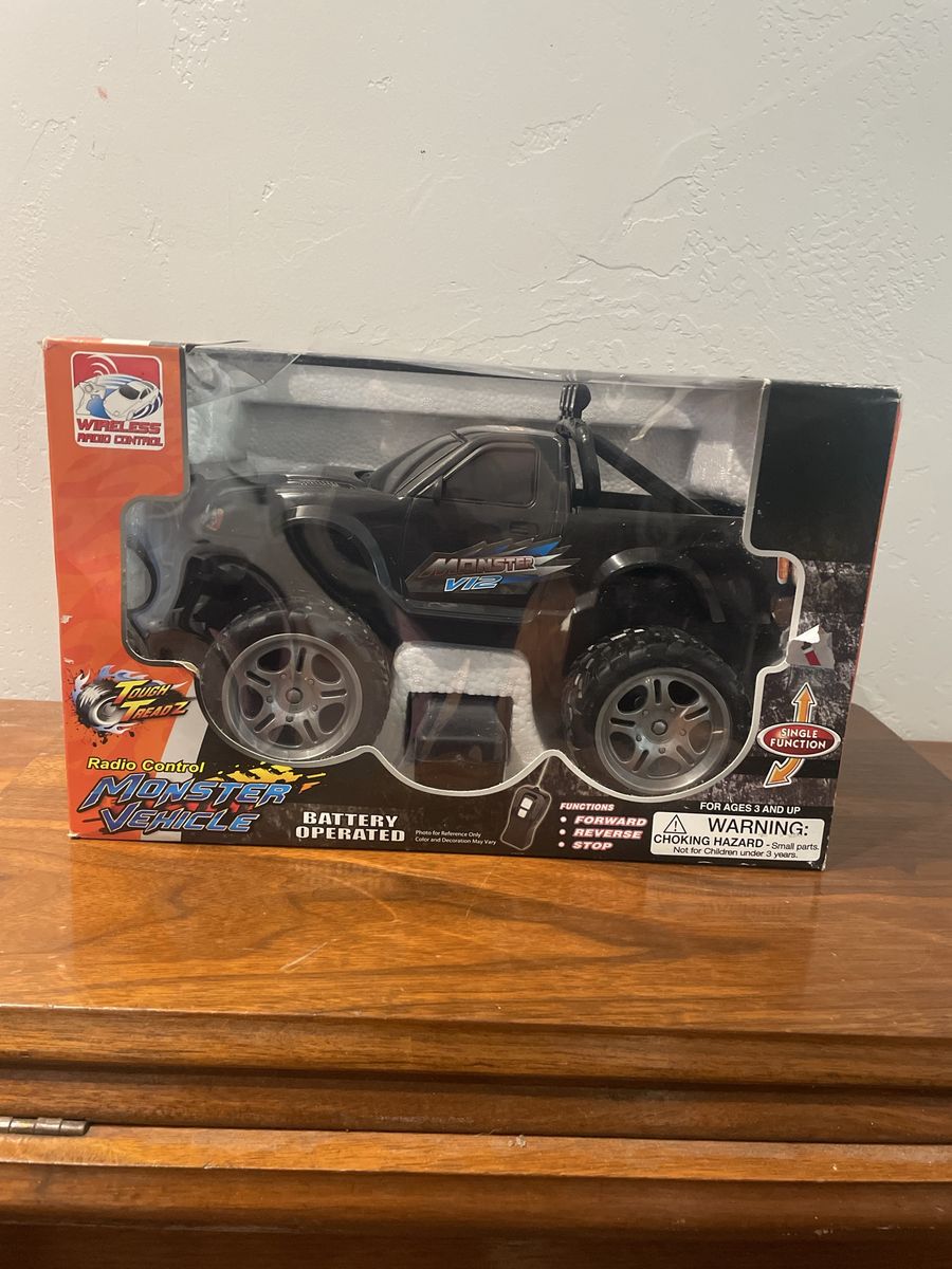 Wireless Remote Control Monster Truck Vehicle - Single Function, Battery Operated