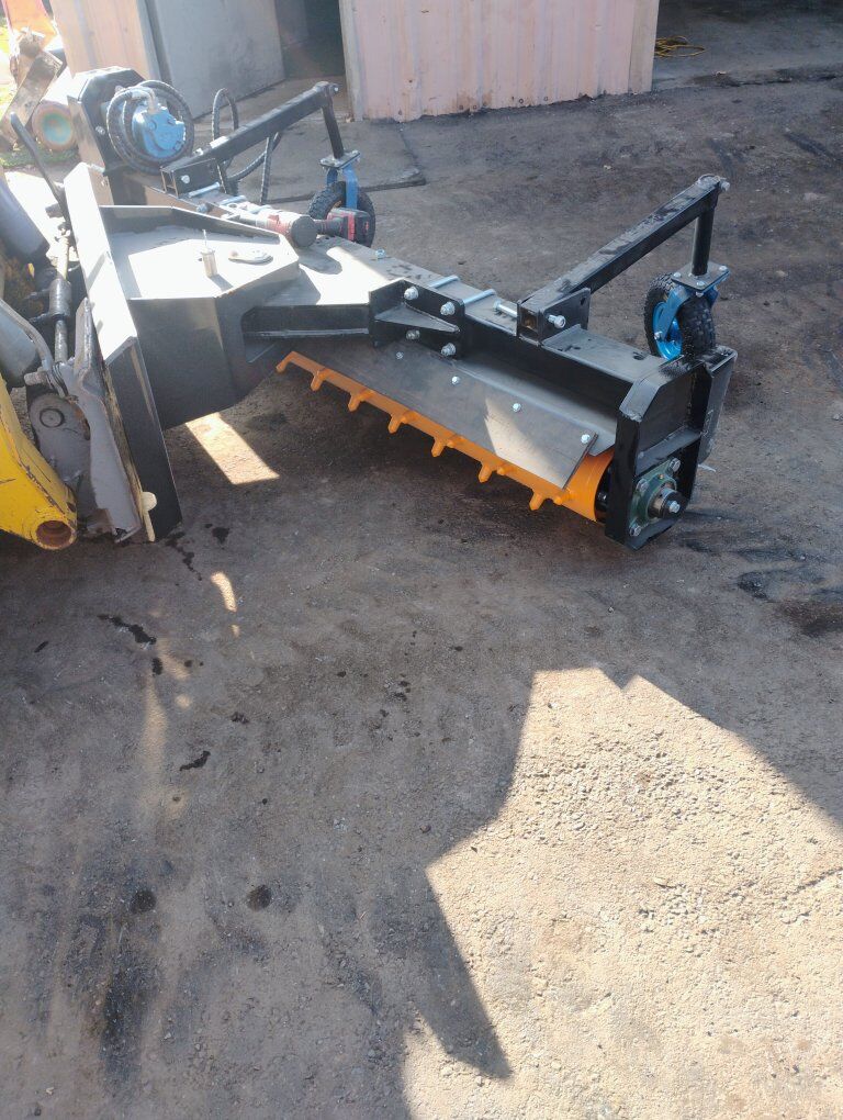 84 in skid steer soil conditioner power rake