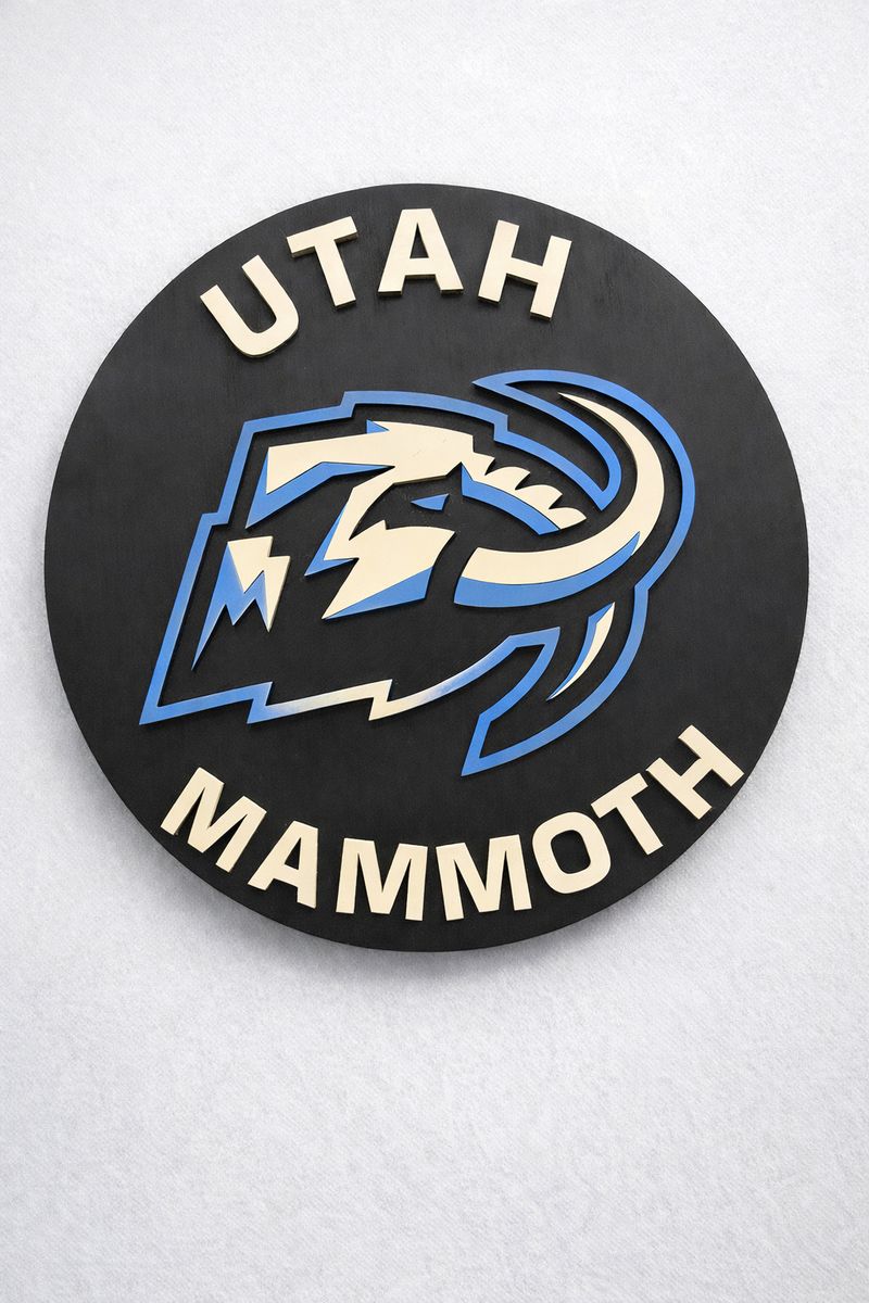 Custom 18” Wooden Utah Mammoth Sign