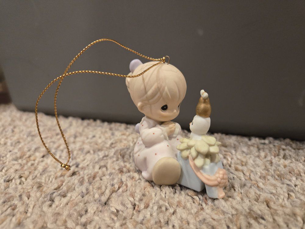 Precious Moments Porcelain Ornament "My True Love Gave To Me" #455989