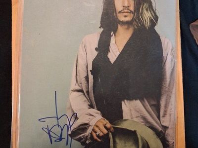 Johnny Depp Autograph Photo for Sale."