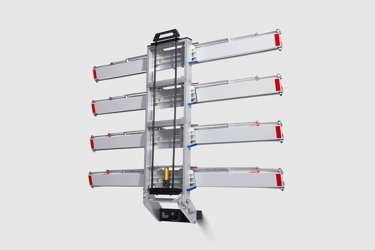 1up Heavy Duty Double Rack w/ 2 add on Racks and EZ pull handle
