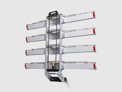 1up Heavy Duty Double Rack w/ 2 add on Racks and EZ pull handle