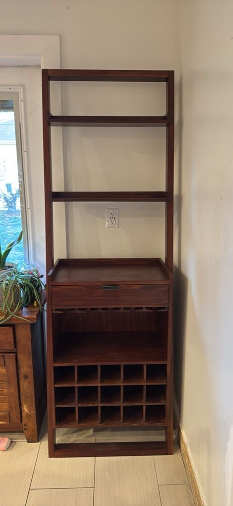 West Elm liquor Cabinet