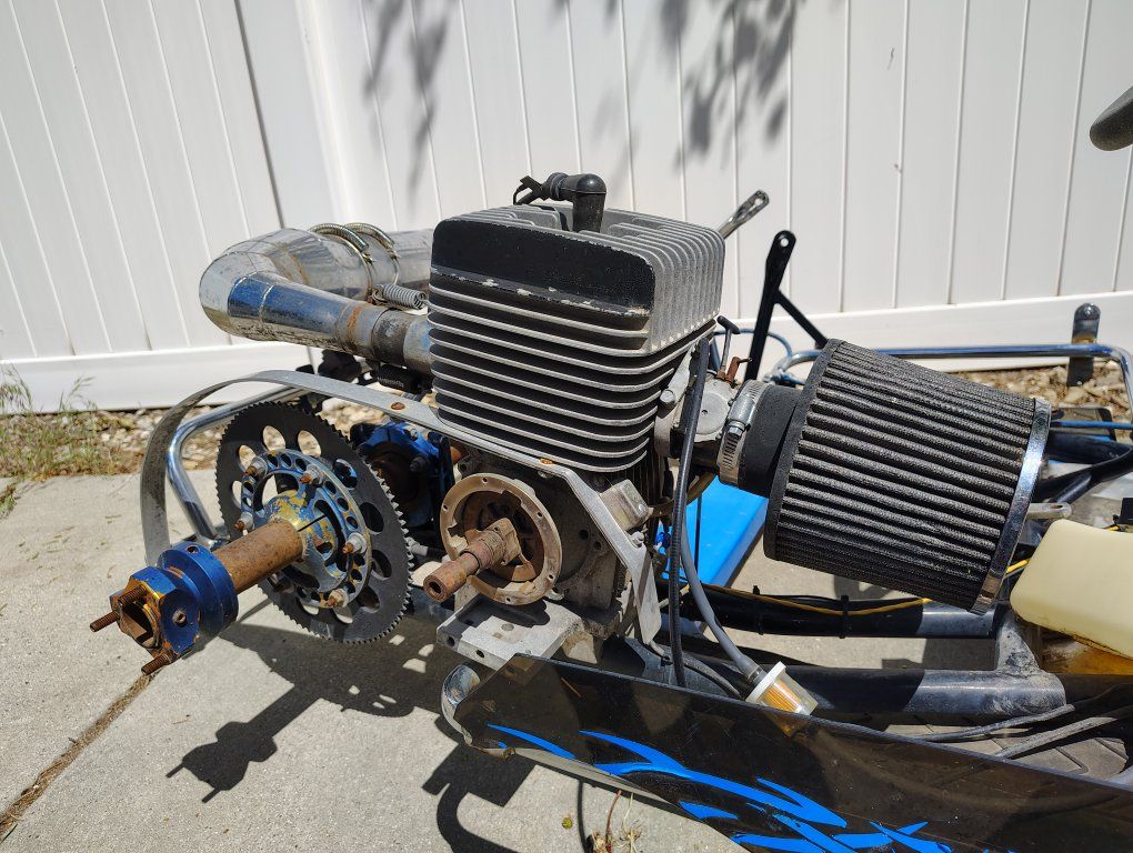 Yamaha kt 100 high performance go kart engine.