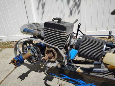 Yamaha kt 100 high performance go kart engine.