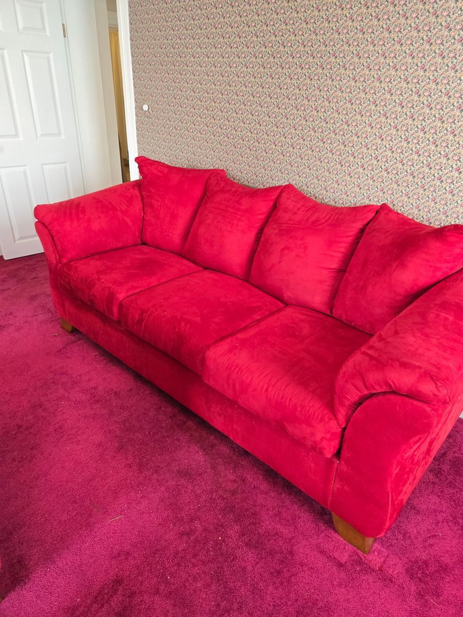 Very Nice red Couches Like New