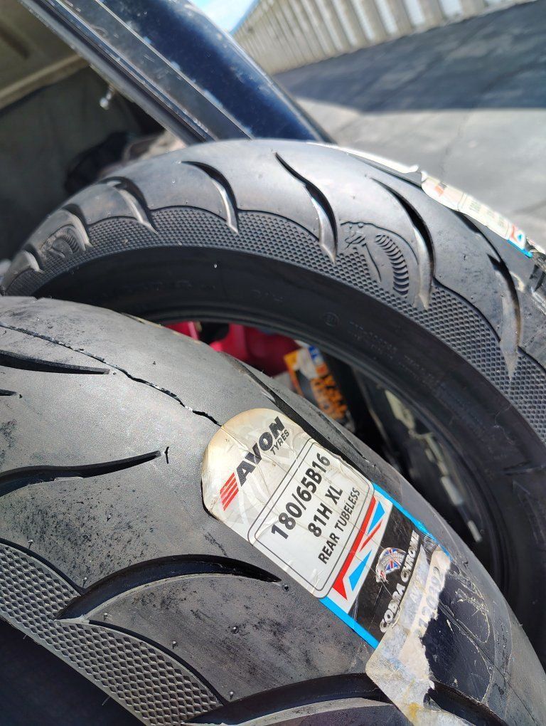 motorcycle tires new.. 180 65 b16