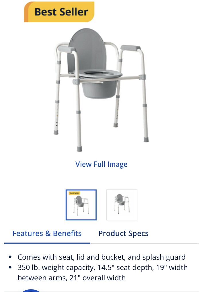 Commode - Medline Steel