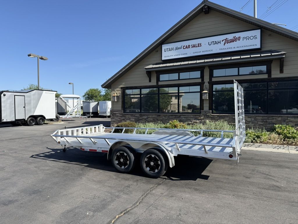 7x17 Utility ATV/UTV All Aluminum Deck Trailer Open DeckBaughman Baughman 2026