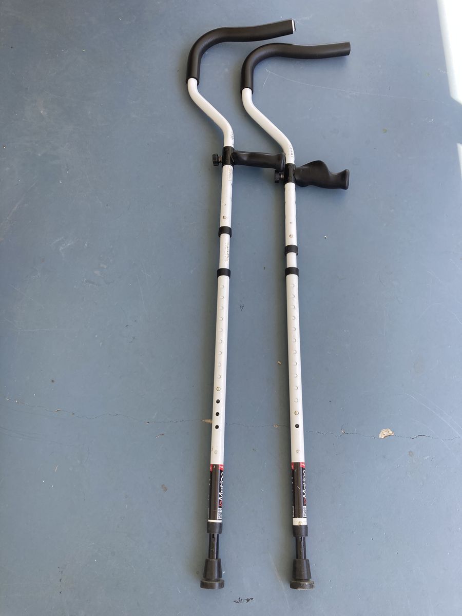 Millennial Medical in Motion Forearm Crutches - with Spring Assist and Ergonomic Handles