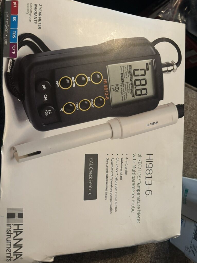 Hanna Instruments Hi9813-6 Temperature Meter NEW
