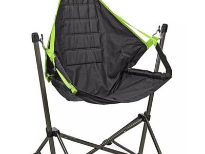 4 NEW Hammock Chair ( black and lime green)