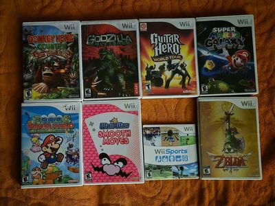 Nintendo Wii game bundle including Wii Sports! Trades considered!