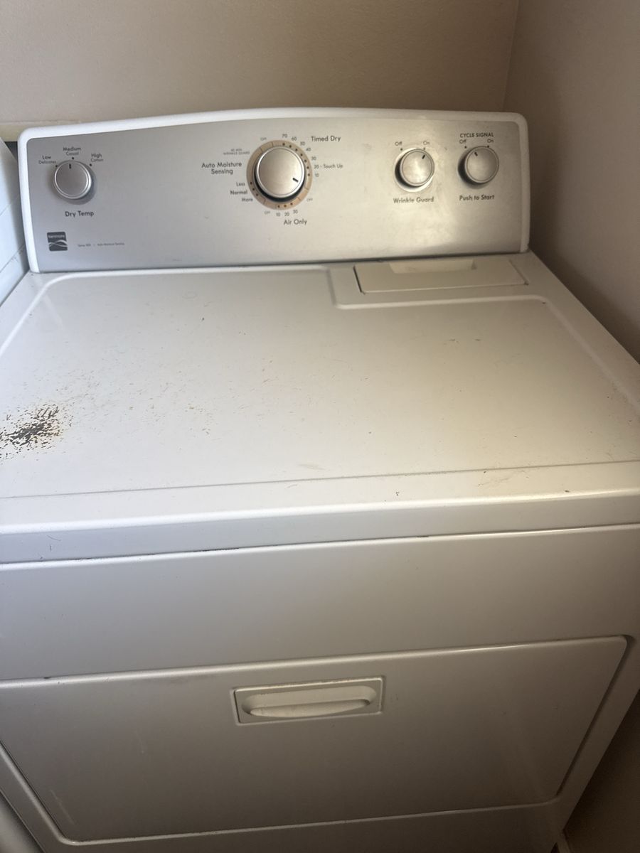 Kenmore Electric Clothes Dryer White Used