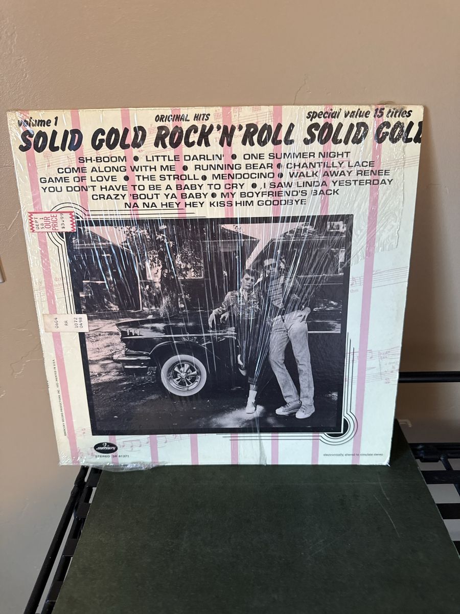 Solid Gold Rock 'N' Roll Volume 1 Vintage Vinyl LP Record Mercury Records