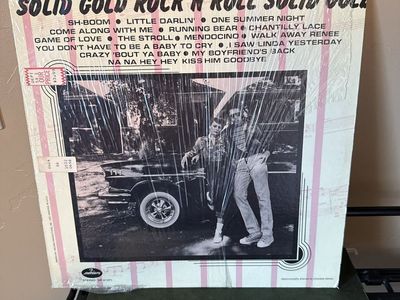 Solid Gold Rock 'N' Roll Volume 1 Vintage Vinyl LP Record Mercury Records