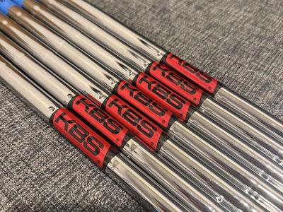 KBS Tour 120S Stiff Iron Shaft Set 5-PW, AW 7pc - 0.355T Taper Tip Pulls