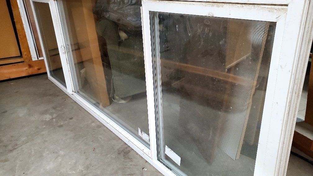 Double pane PVC window