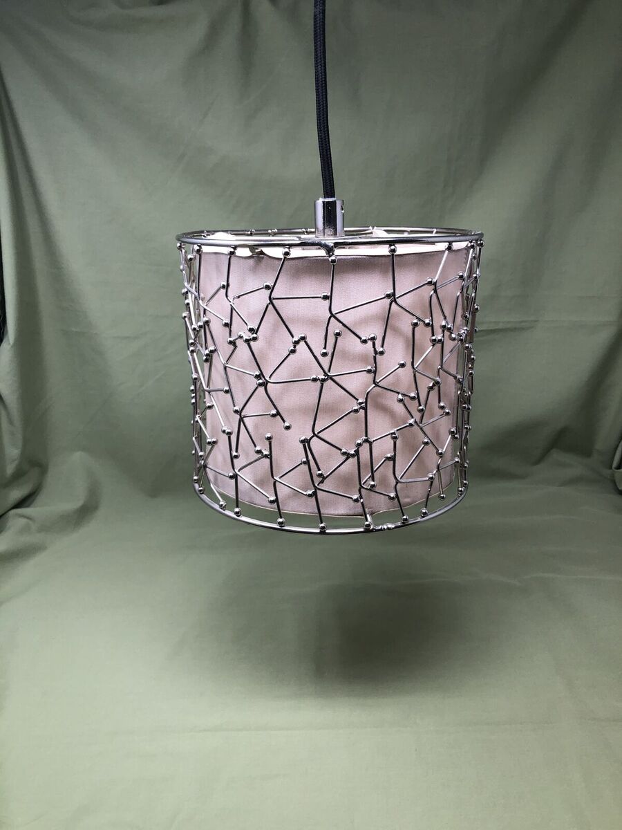 Modern Geometric Drum Hanging Light