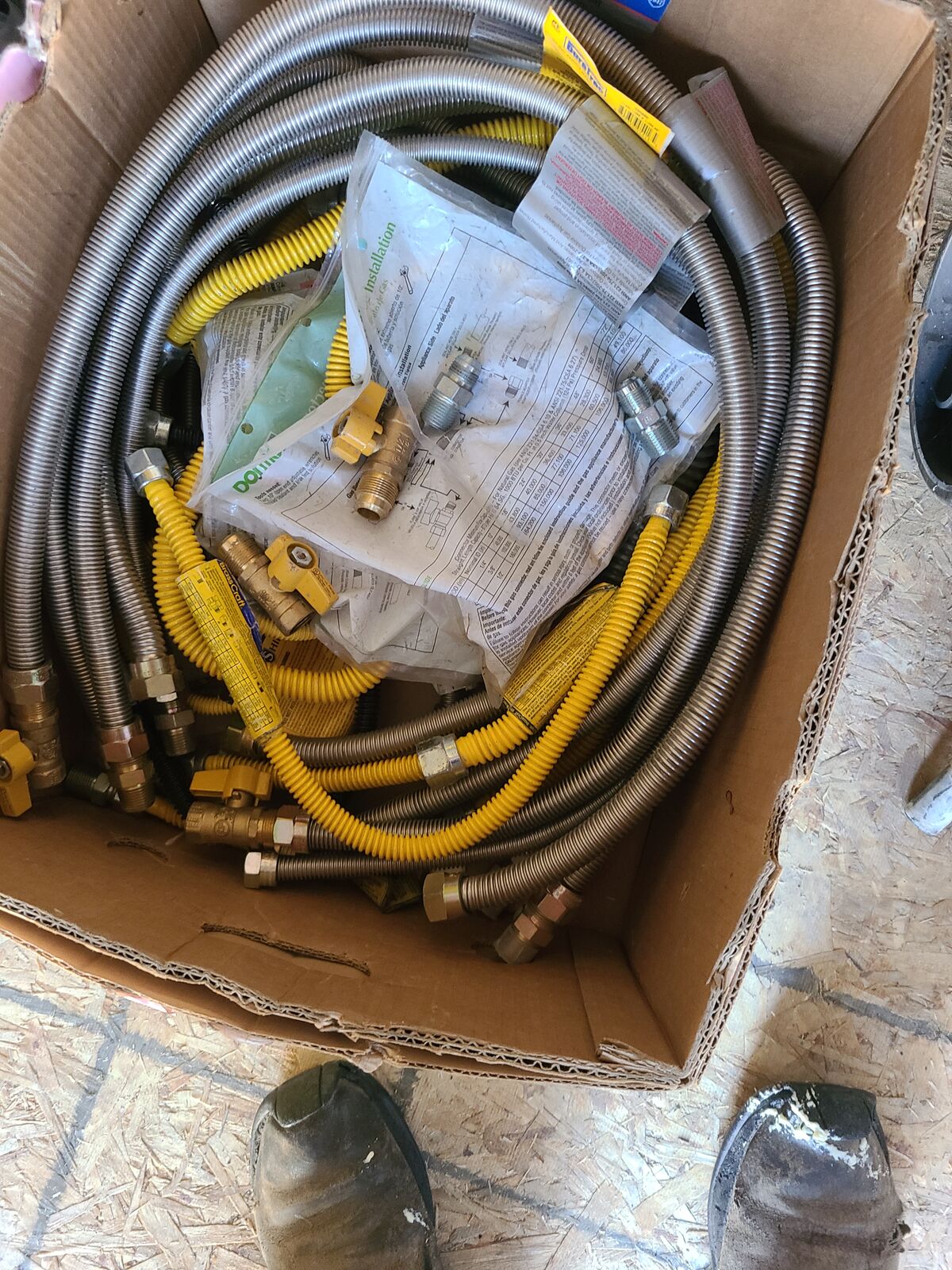 Gas supply lines new