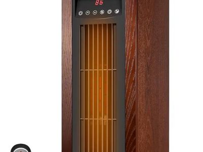23" 1500W infrared tower heater with UV light