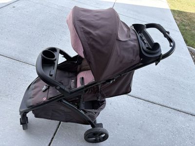 Cute pink stroller