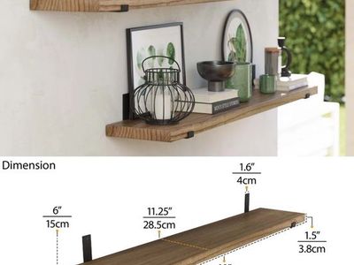 Two Floating Shelves - Brand New