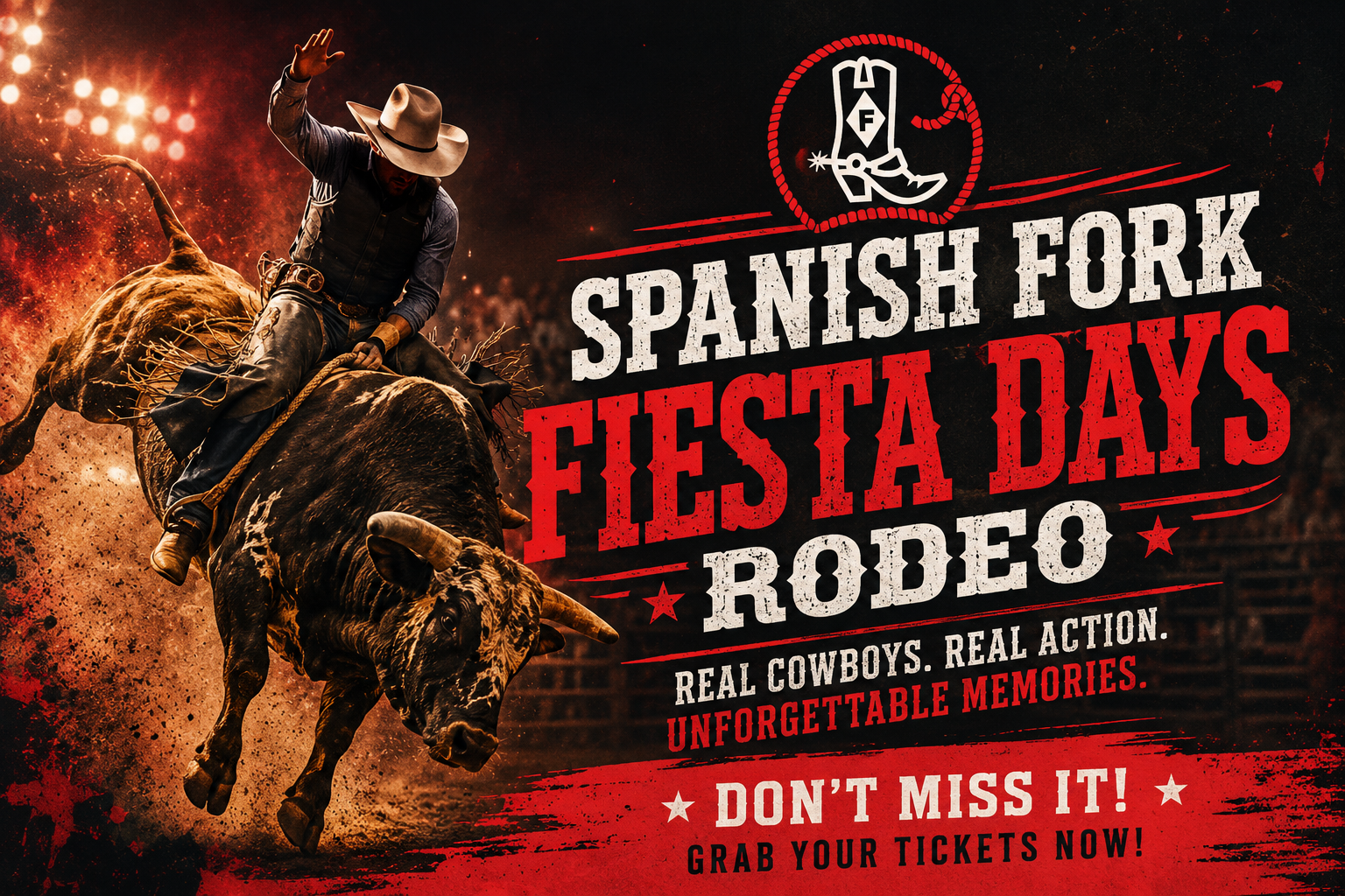 7/21 Fiesta Days Grandstand Covered Section E Rodeo Tickets Tuesday Patriot Night Spanish Fork