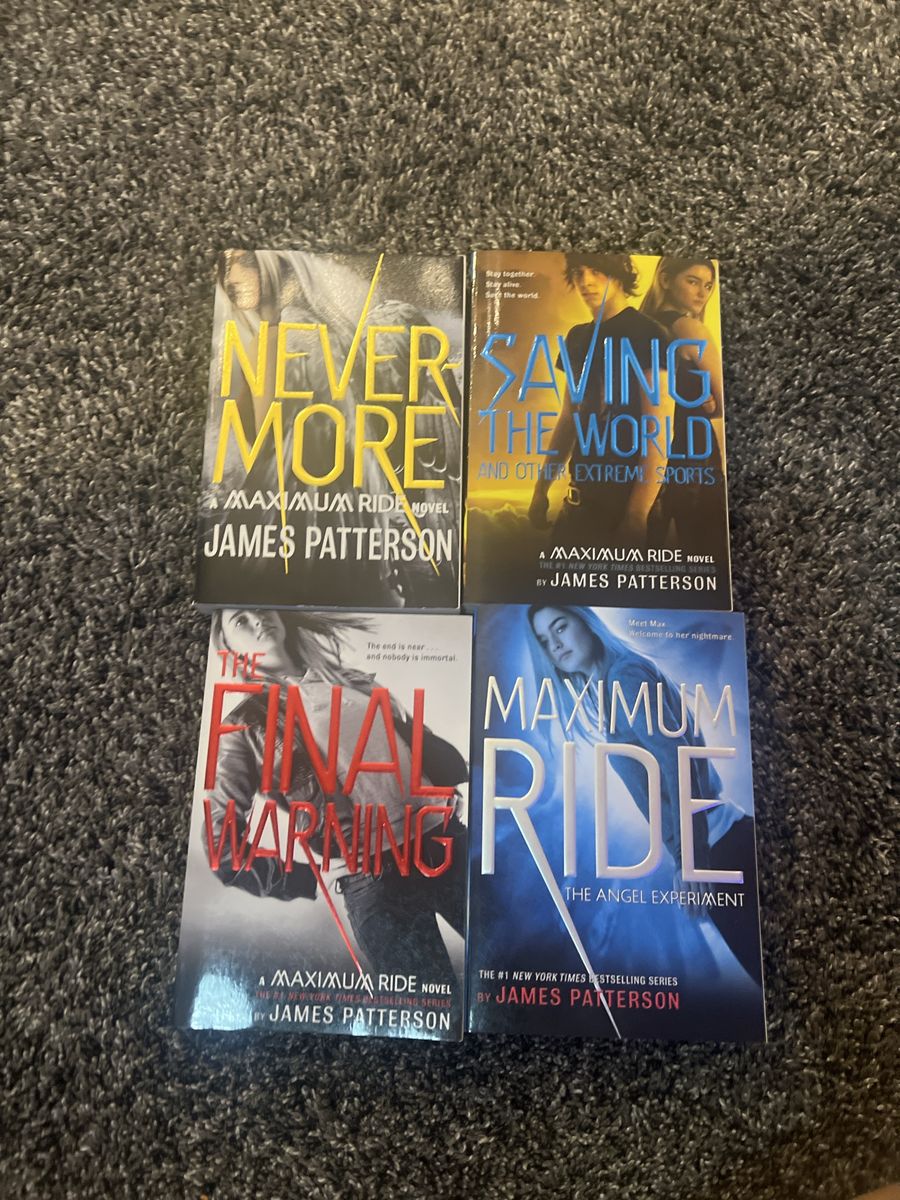 Maximum Ride Series by James Patterson - 4 Book Lot Paperback
