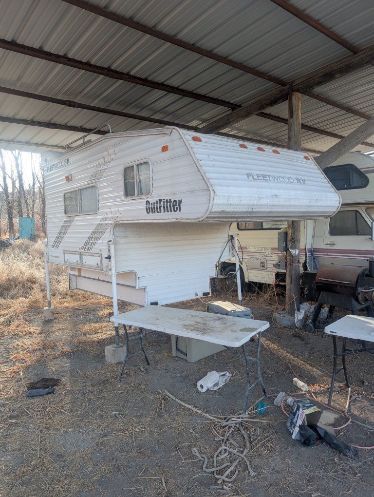 Fleetwood truck bed camper/toy holler!