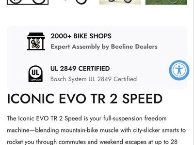 BULLS Iconic EVO TR2 Speed Electric Mountain Bike - Full Suspension, Bosch Performance Speed