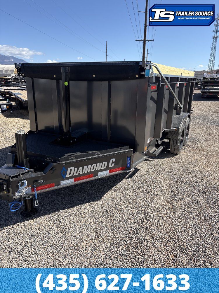 7x16 Diamond C LPT 210 Pacesetter Pkg Dump Trailer - 44" Sides - 23K GVWR -