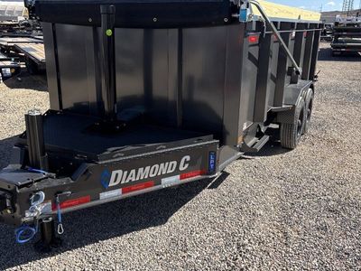 7x16 Diamond C LPT 210 Pacesetter Pkg Dump Trailer - 44" Sides - 23K GVWR -