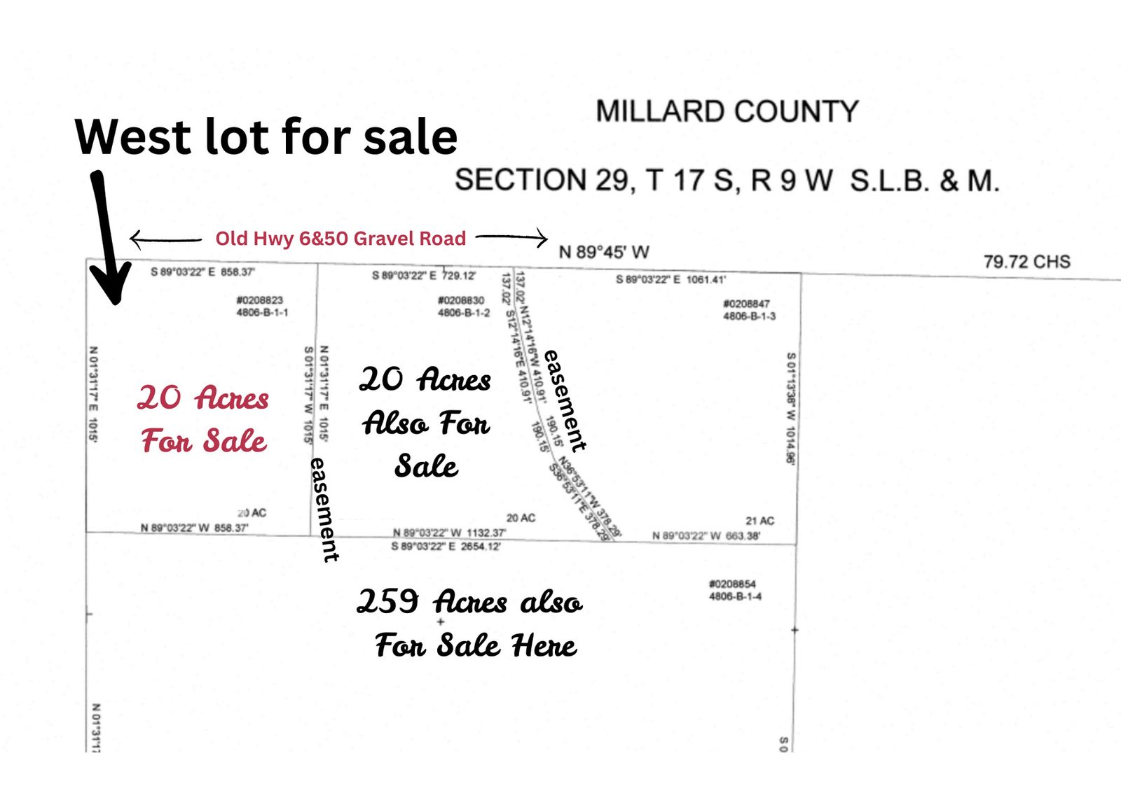 20 acres 17000 W 2500 S Delta, UT 84624