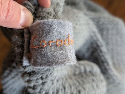 Charcoal grey wool knit bean bag chairs