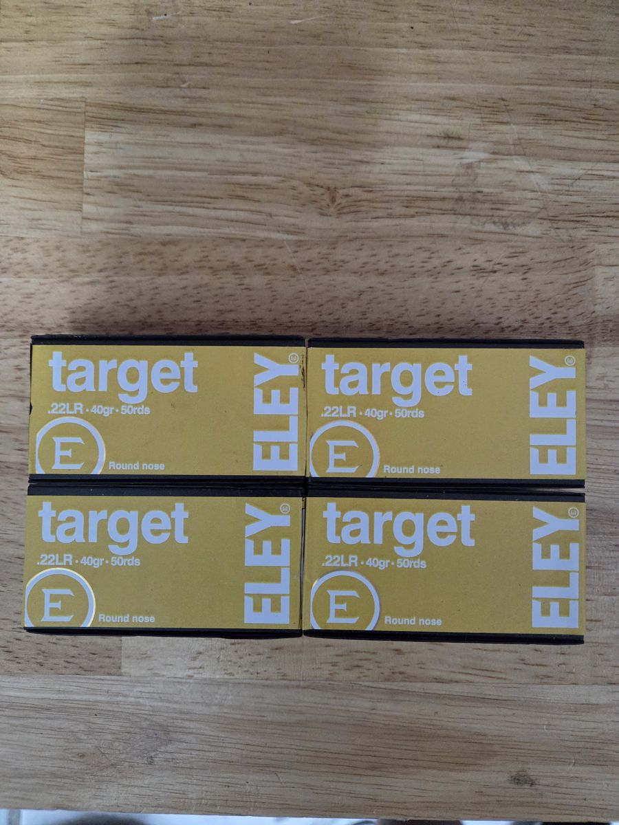 Eley Target 22LR Ammo 40 Grain Round Nose 3 Boxes of 50