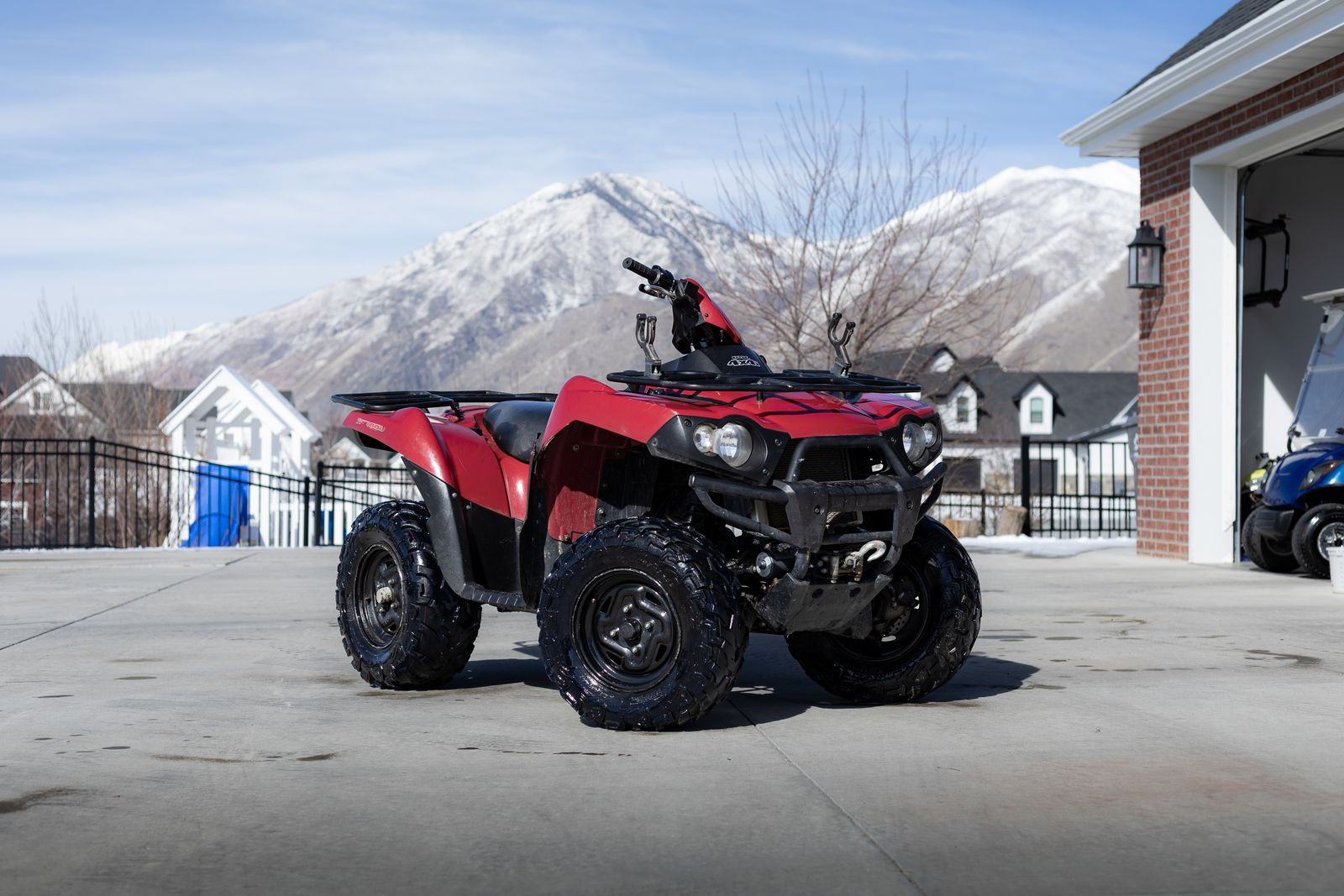 2007 Kawasaki Brute Force 650 4x4 – Plow & Winch