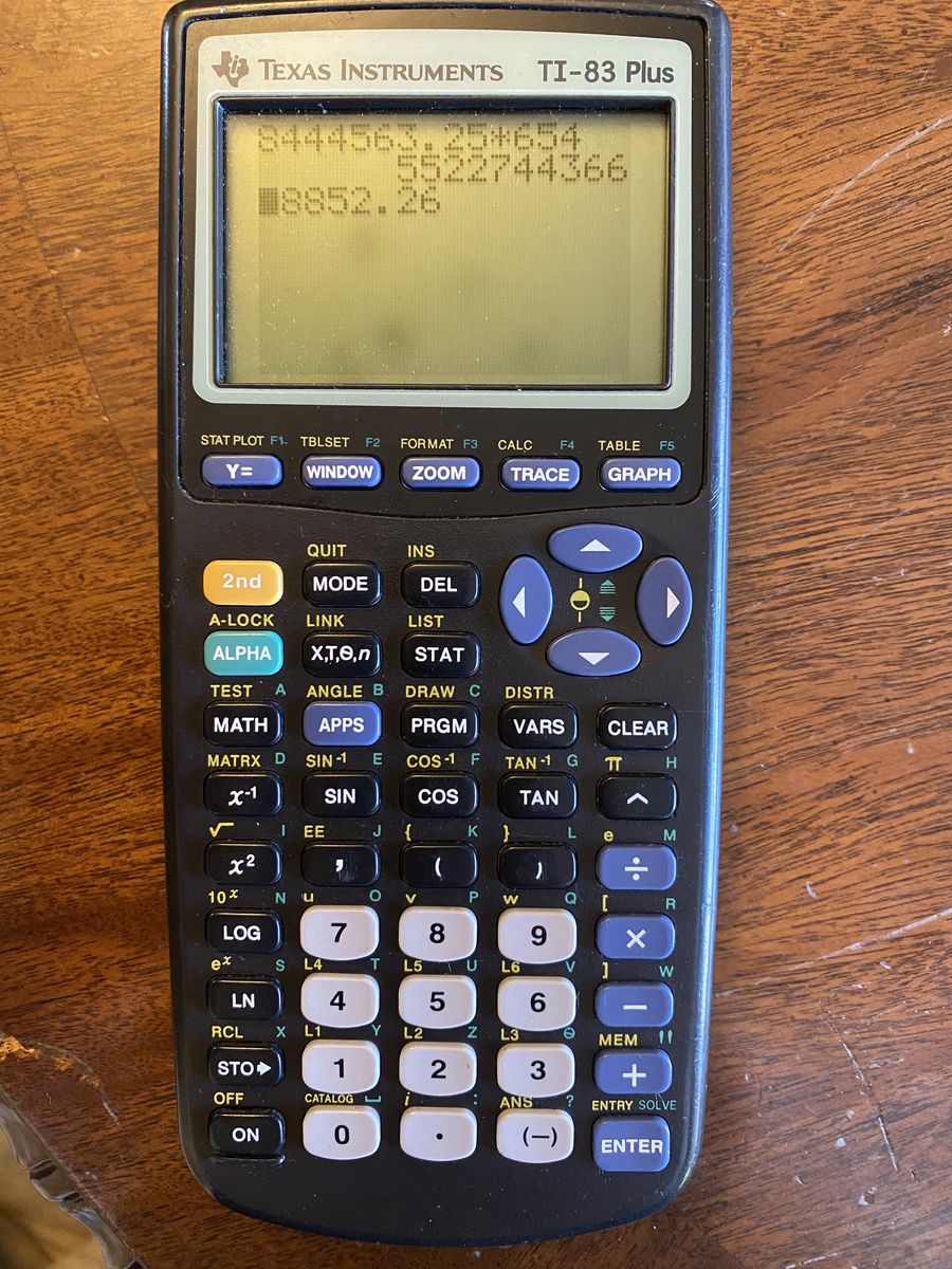 TI-83 Plus Calculator For School/college