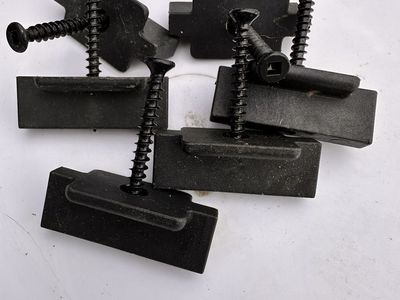 Hidden Deck Fastener Clips & Screws for Composite Decking, qty 250+
