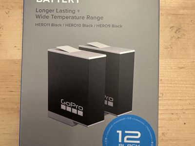 GoPro Enduro Battery two batteries pair Hero 12 black hero 11 hero 10 hero 9 New